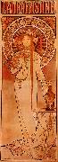 Alphonse Mucha La Trappistine painting